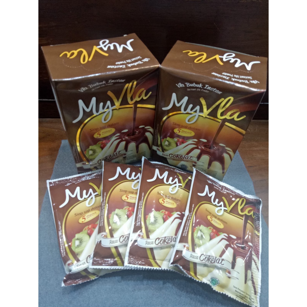 MY VLA PUDING NUTRIJELL 63 60 GRAM COKELAT VANILA BUBUK INSTAN POWDER MURAH VANILLA BOX SACHET ECER GROSIR MURAH.