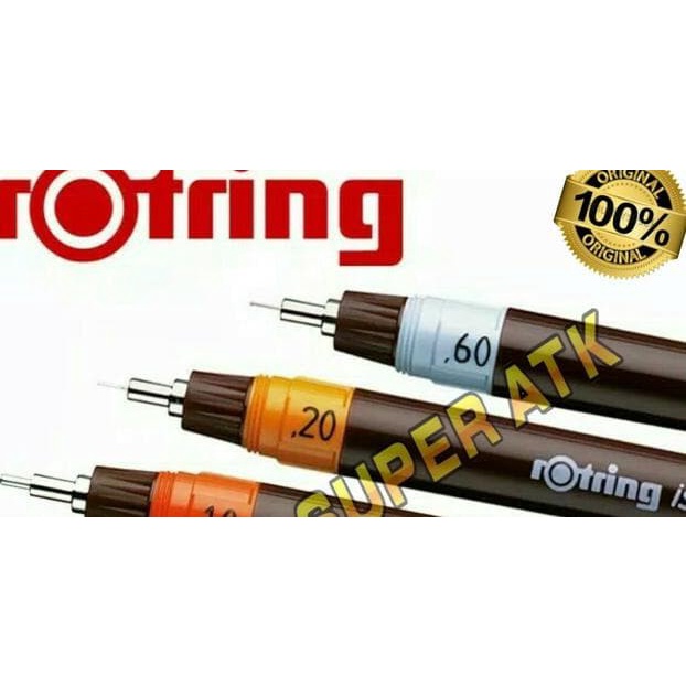 

Pendrawing- Diskon Hari Ini Drawing Pen Rotring Isograph Original Ukuran 0.2 - 0.8 -Drawing-Pen.