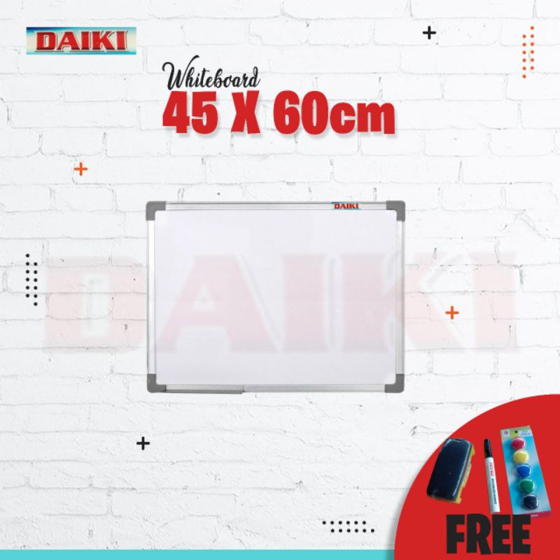 papan tulis   whiteboard  daiki magnetic uk 45x60 cm