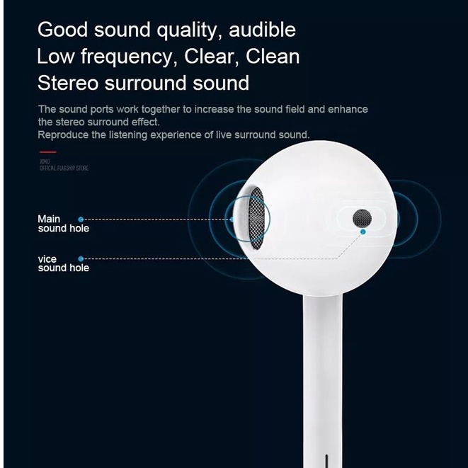 Headset Handsfree Type C 3.5MM Stereo for Oppo R17 Pro/Find X/Reno 3 Pro/Reno 5G/Reno X