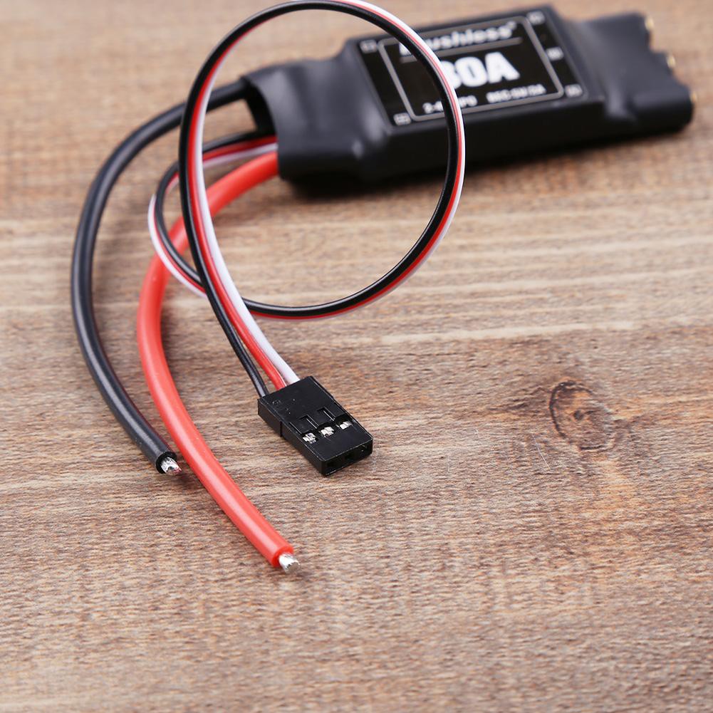 XXD 30A ESC Brushless Motor Speed Controller untuk RC Airplane Helicopter