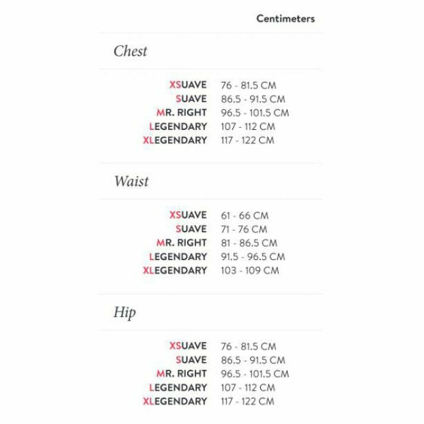 Zumba Size Chart Zumbawear Original