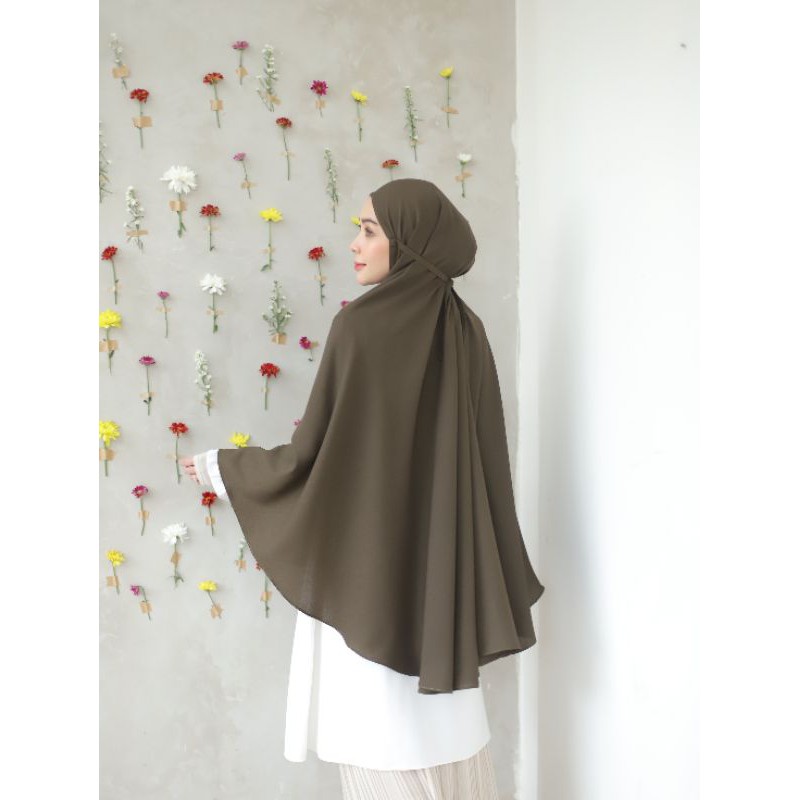 Ninestuff Hijab | Bergo Maryam Jumbo Wollycrepe
