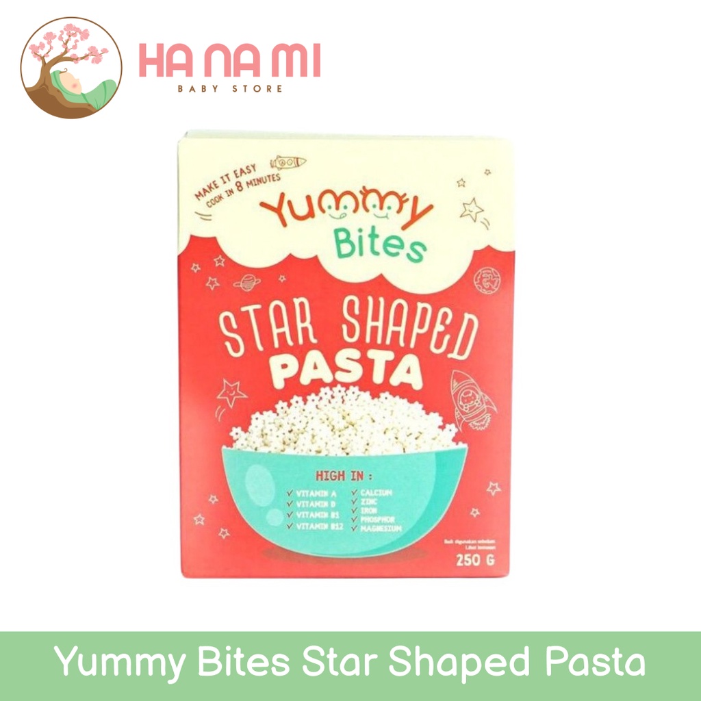 Yummy Bites Star Shaped Pasta Bayi 250gr