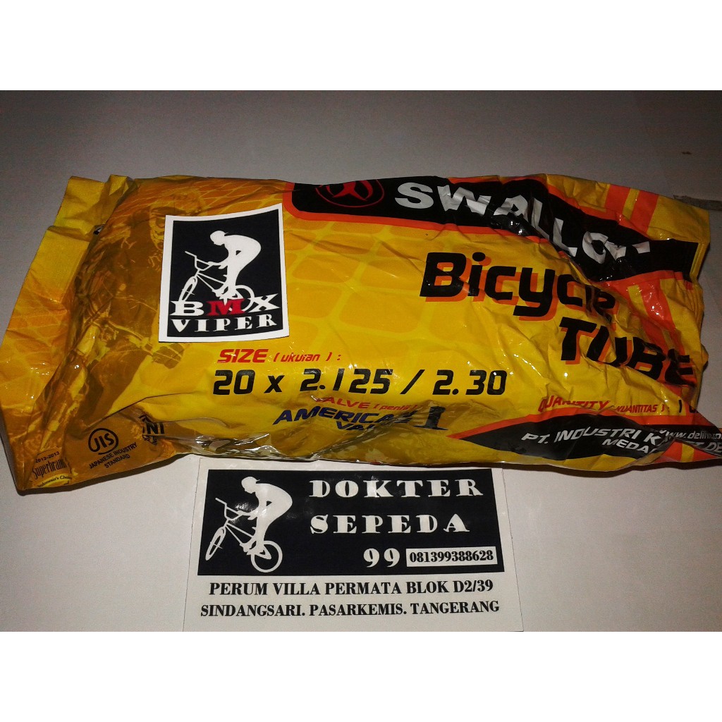 Ban dalam sepeda 20 x 2.125 - 2.30