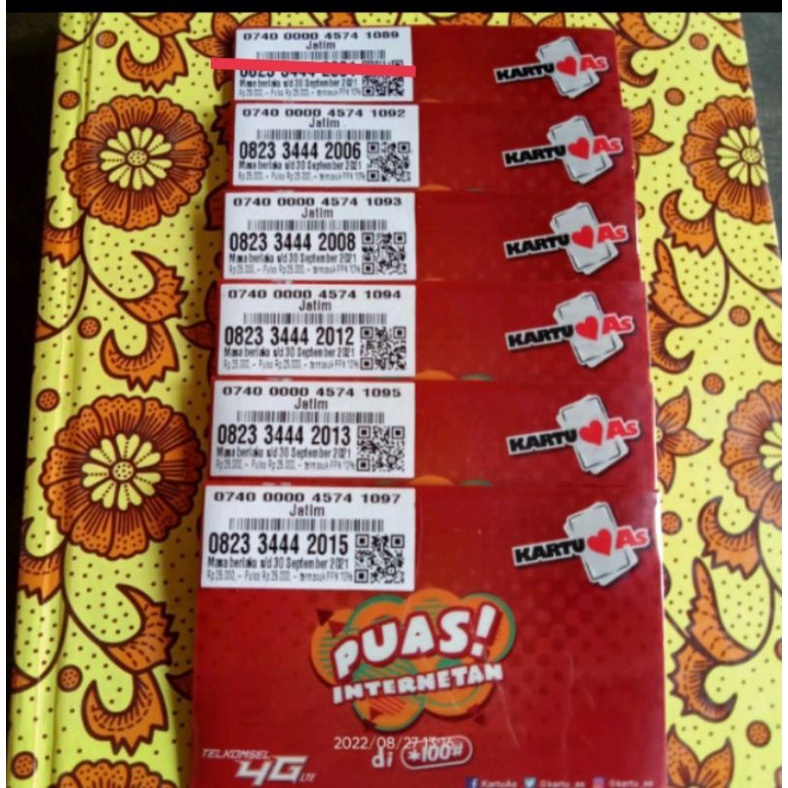 nomor cantik kartu as 08*3 3444 ****(2006,2008,2012,2013,2015) nocan-kartu-perdana-telkomsel