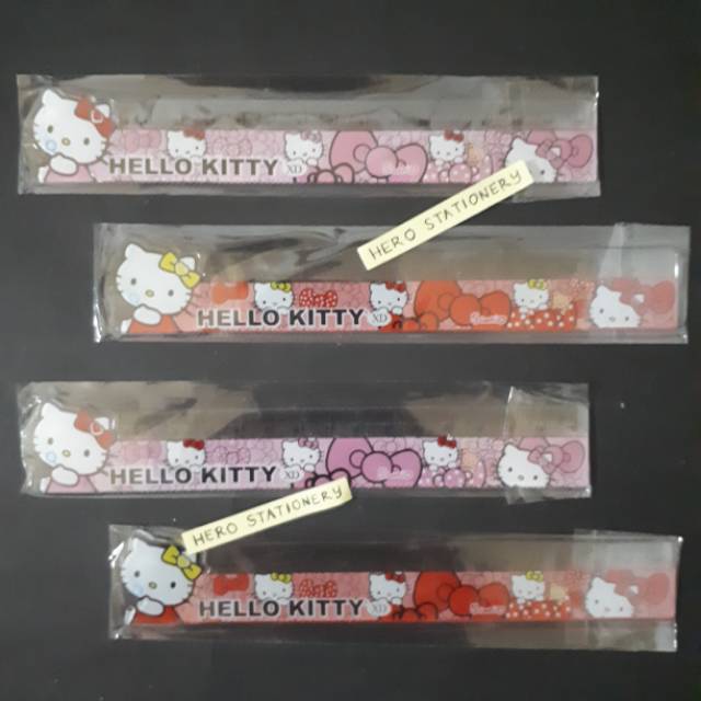

Penggaris fancy hello kitty 15 cm .12 pcs