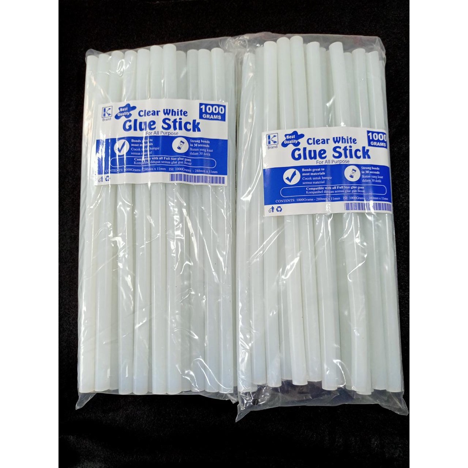 

Refill lem lilin Besar Clear White /Lem bakar Besar per 1/2 kg