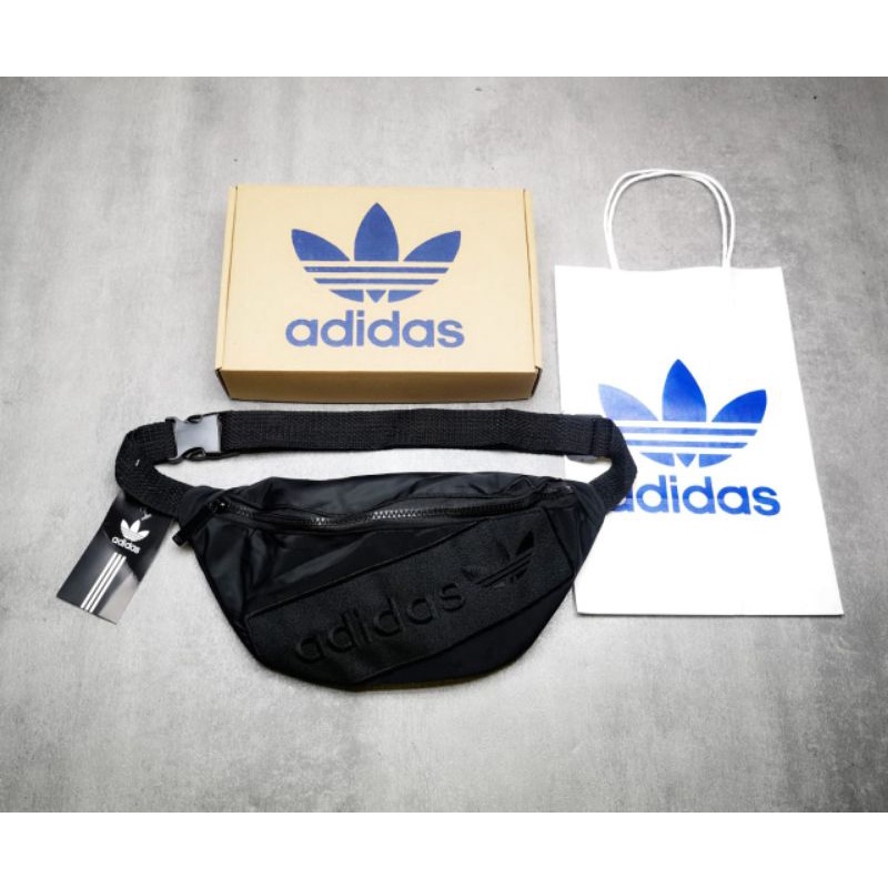 Adidas Embroidered  Waist Bag FullSet Free Box  N Paperbag!!!