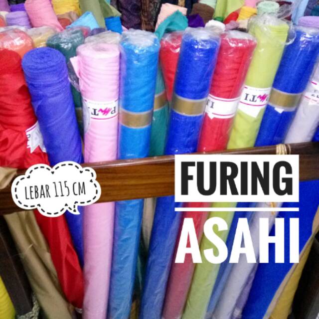 Kain Untuk Furing Asahi Polos Shopee Indonesia