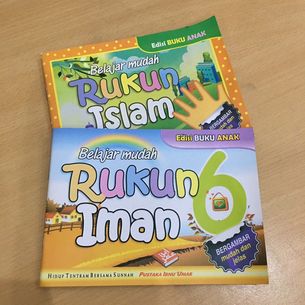 Rukun Iman dan Rukun Islam Untuk Anak (Ukuran Saku)