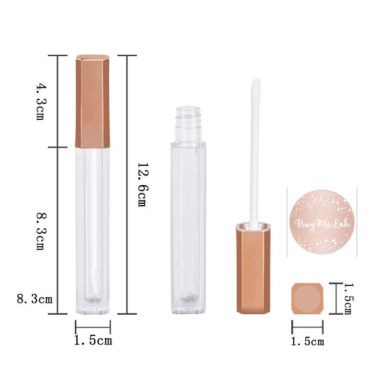 4,5mL Botol Maskara Mascara Kosong High Quality bahan Tebal