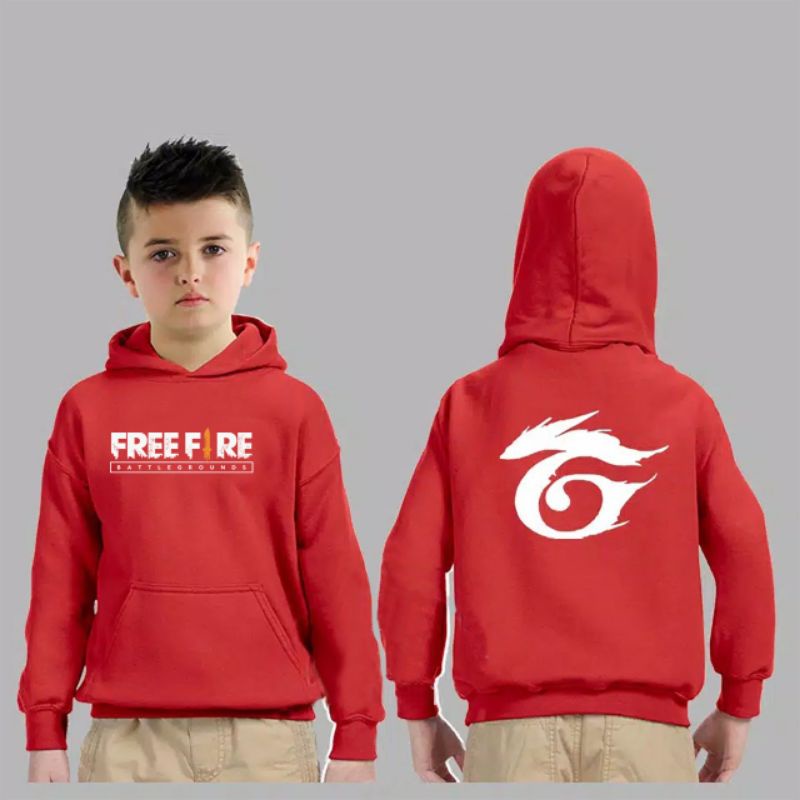 COD/DS/SWEATER KID FREEFIRE GARENA XS (7-11 THN)