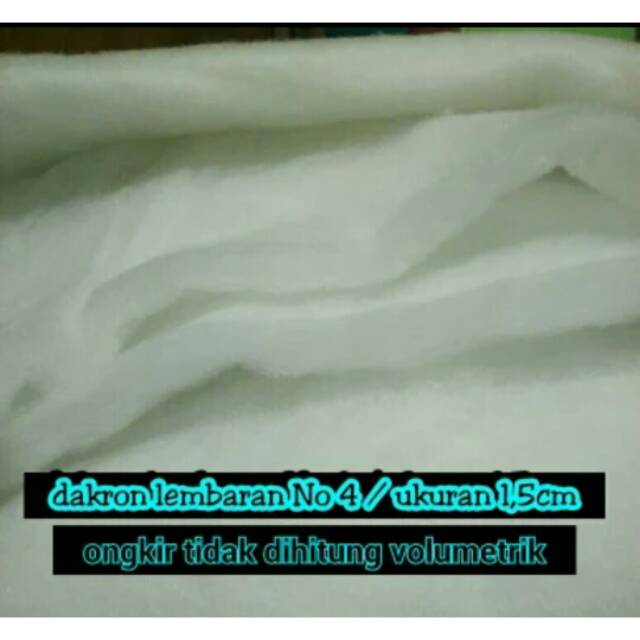 dakron lembaran 100x160cm tebal 1,5cm