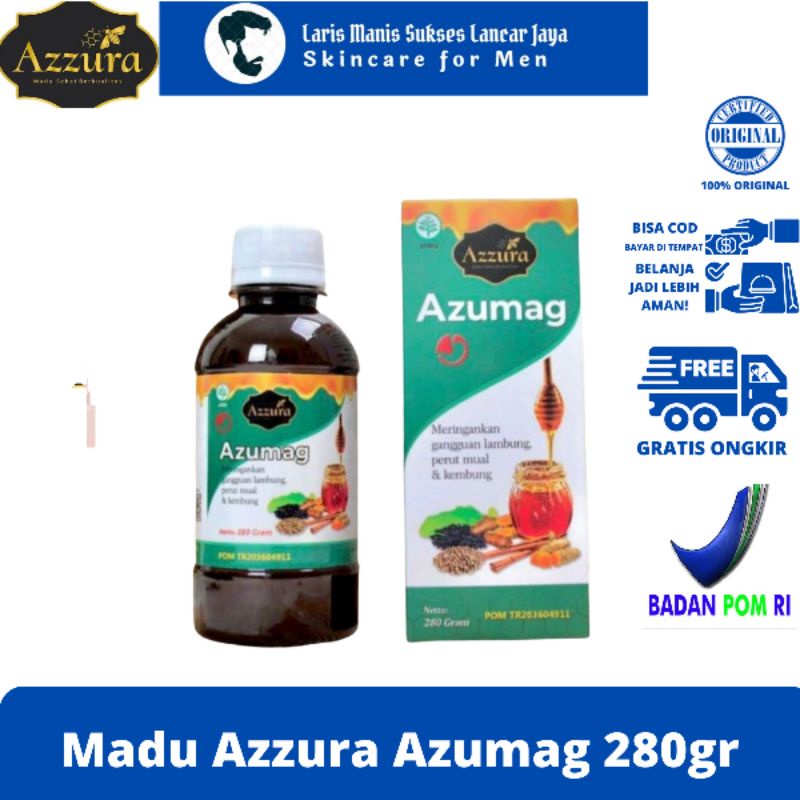 

Madu AZZURA Azumag 280gr | Madu Herbal Mengatasi Sakit Maag Asam Lambung Perut Mual dan Kembung 200gr