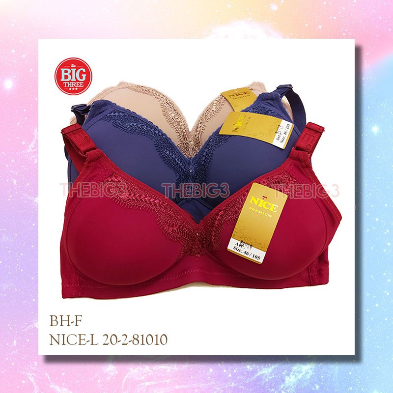 NICE BH / BRA - BAHAN KATUN BERKUALITAS TANPA KAWAT Sangat nyaman dipakai ukuran 36-46 besar
