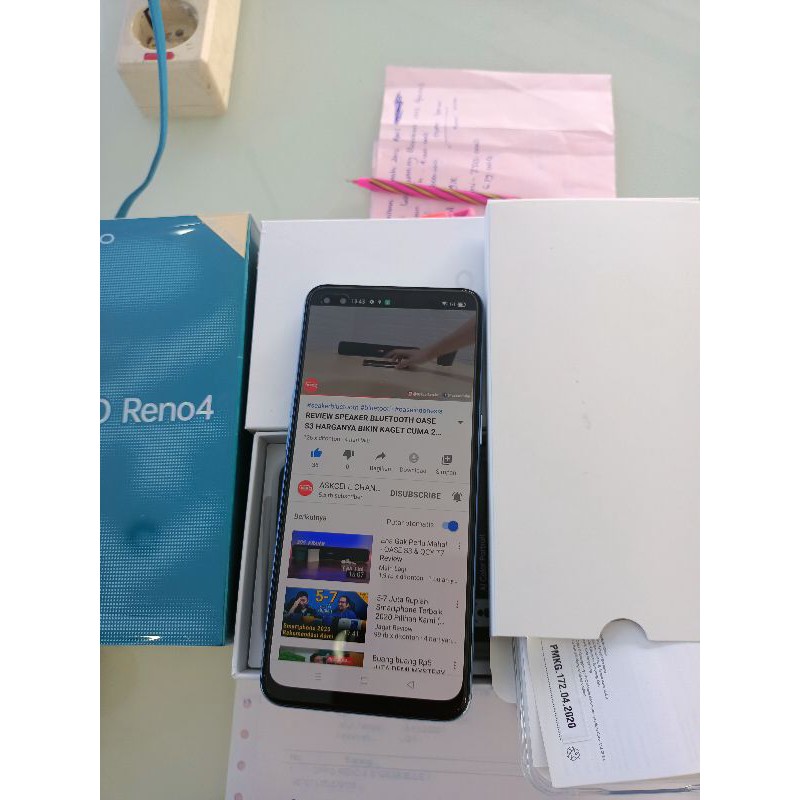 1 OPPO RENO 4 SECOND LIKE NEW