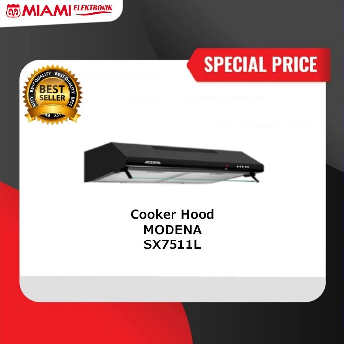 MODENA SX 7511 L / SX7511L Cooker Hood Slim / Penghisap Asap Dapur 70CM