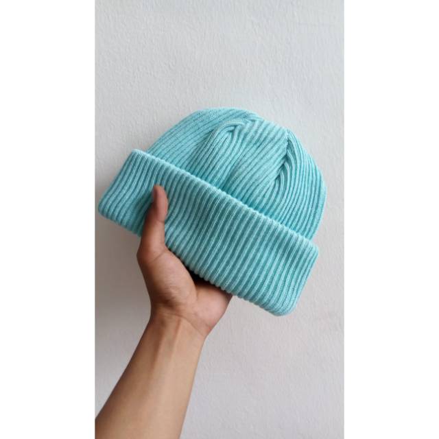 Short beanie hat skate series toska muda/topi beanie hat toska muda