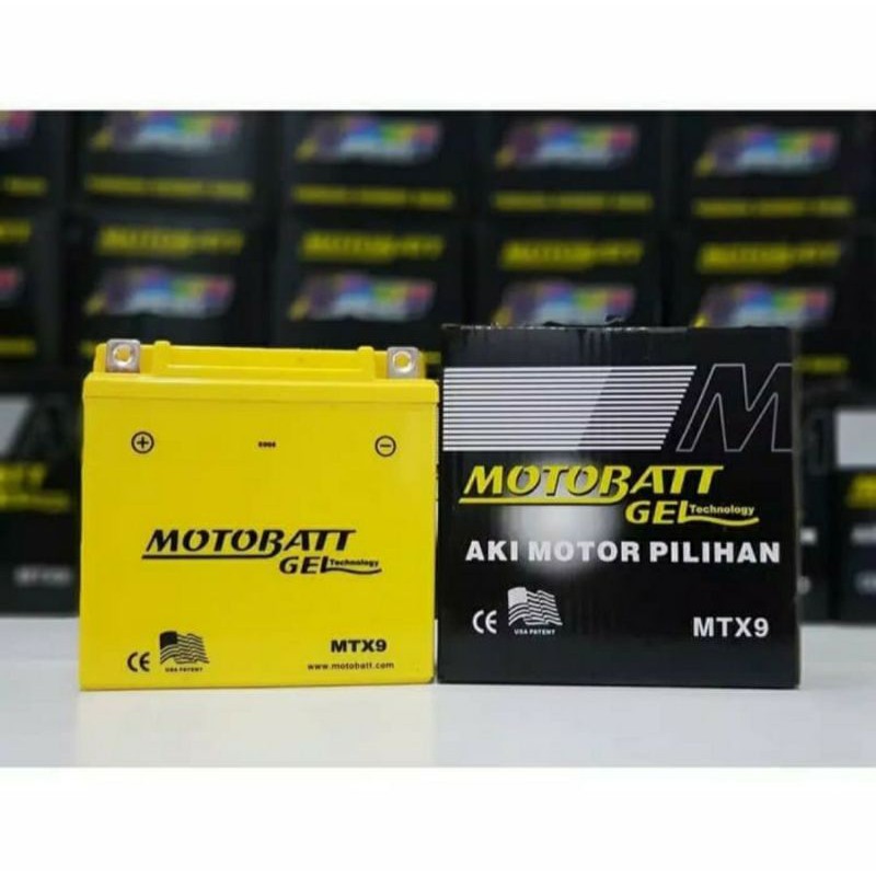 Aki Motor Kering Motobatt MTX 9 untuk Thunder 125