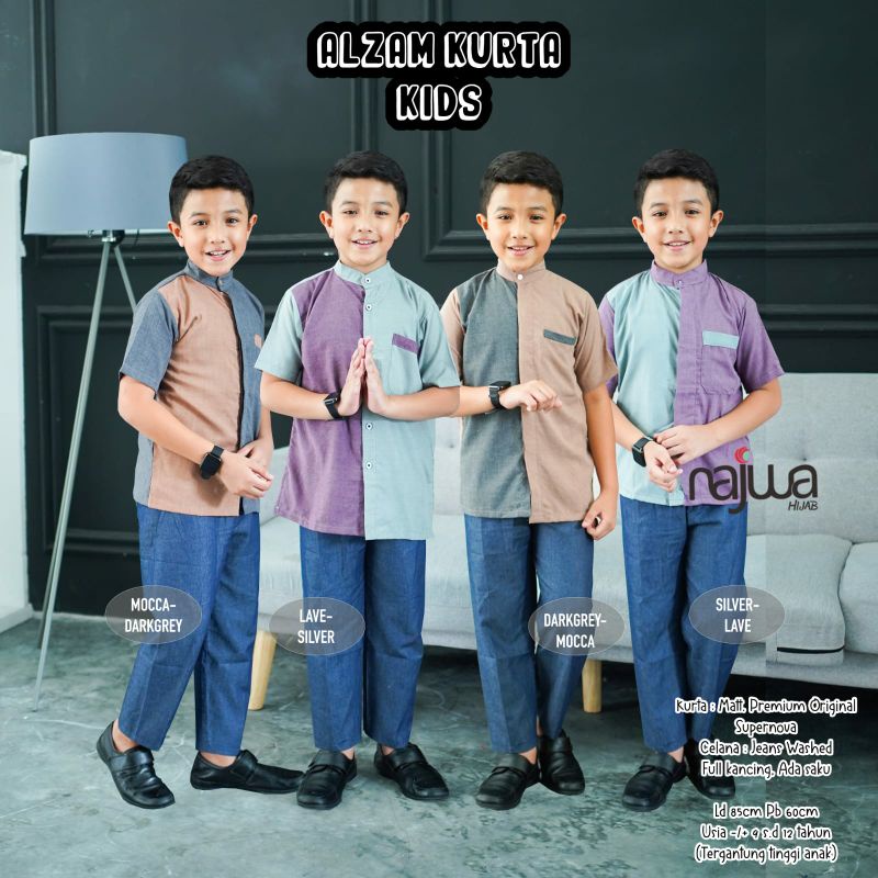 alzam kurta kids by orinajwa | koko anak ori najwa