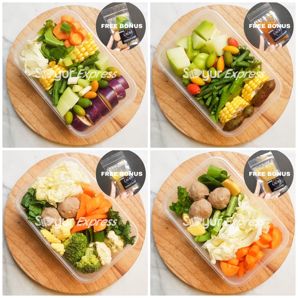 KIRIM INSTAN Paket Sayur Foodprep