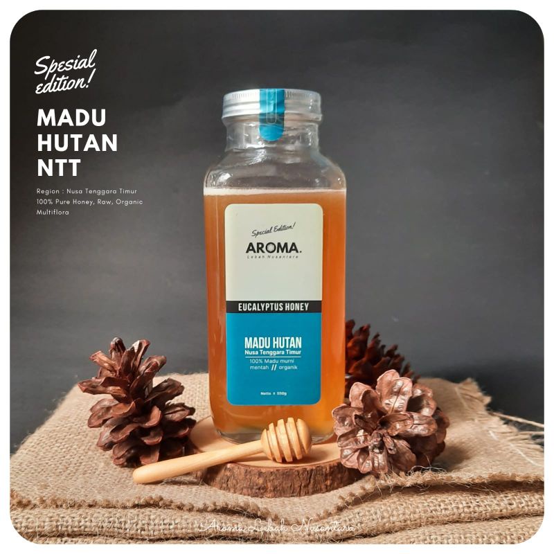 

Madu Hutan Asli NTT Murni Multiflora Eucalyptus Aroma Madu 550 gram