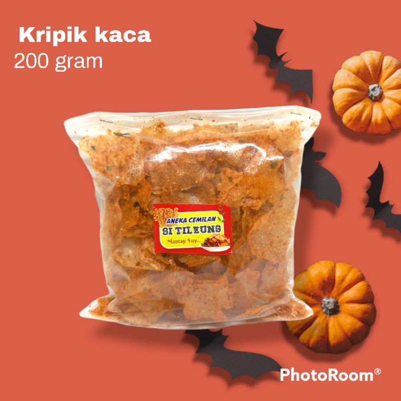 

Kripik kaca kemasan 200 gram