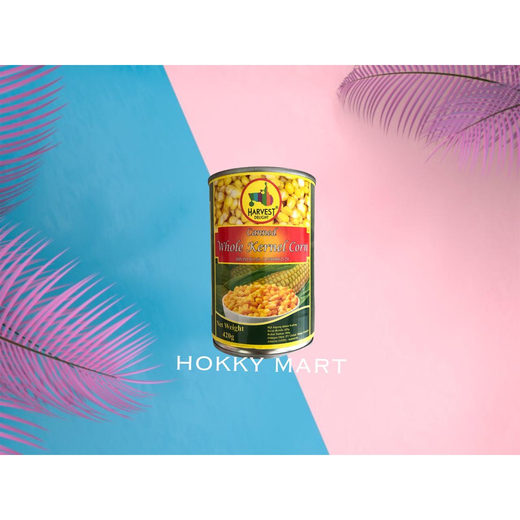 

(HOKKY) Canned Whole Kernel Corn 420gr / Jagung Kaleng / Harvest Delight