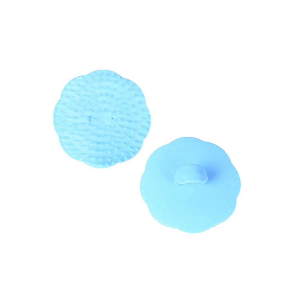【COD Tangding】Bathroom Head Comb Brush Shampoo Comb Pet Bath Brush Supplies Plum-shaped Round Brush