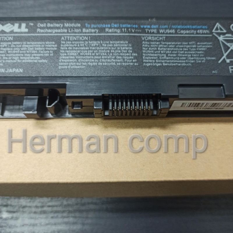 Original Baterai Dell MT246 KM905 PW773 KM904 KM887 KM958 WU946