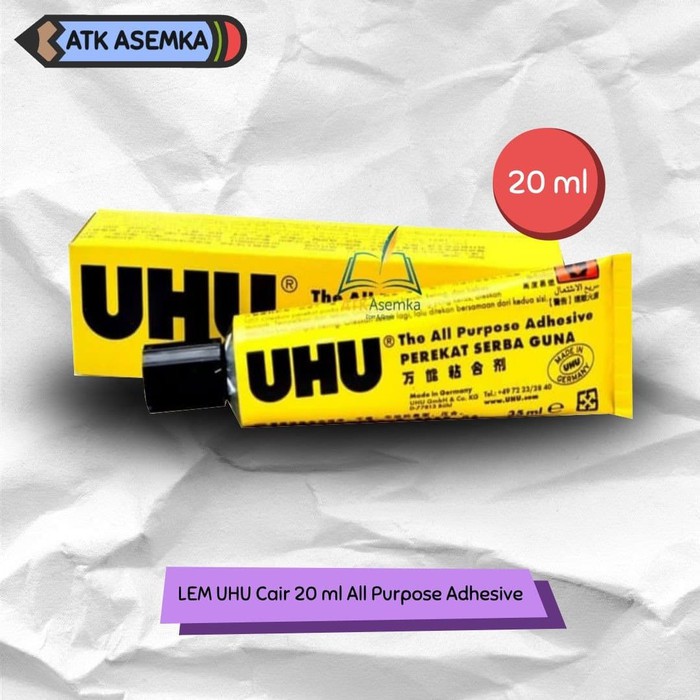 Jual Lem Cair Uhu All Purpose Adhesive Gr Ml Glue Perekat Segala Atk Shopee Indonesia