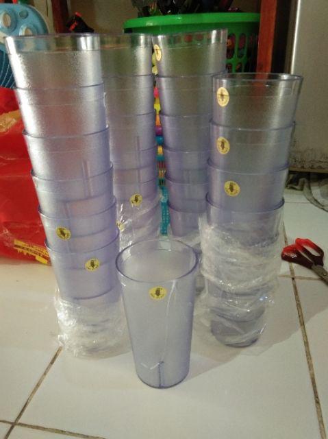A&w Gelas Plastik Anti Pecah 250ml / 350ml / 500ml ( 6pcs )