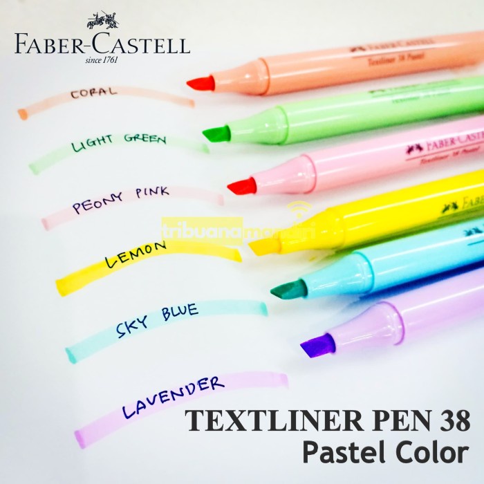 Stabilo - Highlighter Faber Castell Textliner Pen 38 Pastel