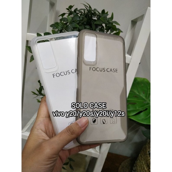 Soft Case Silikon Focus Case Transparan Vivo Y20 Vivo Y20s Vivo Y20i Vivo Y12s
