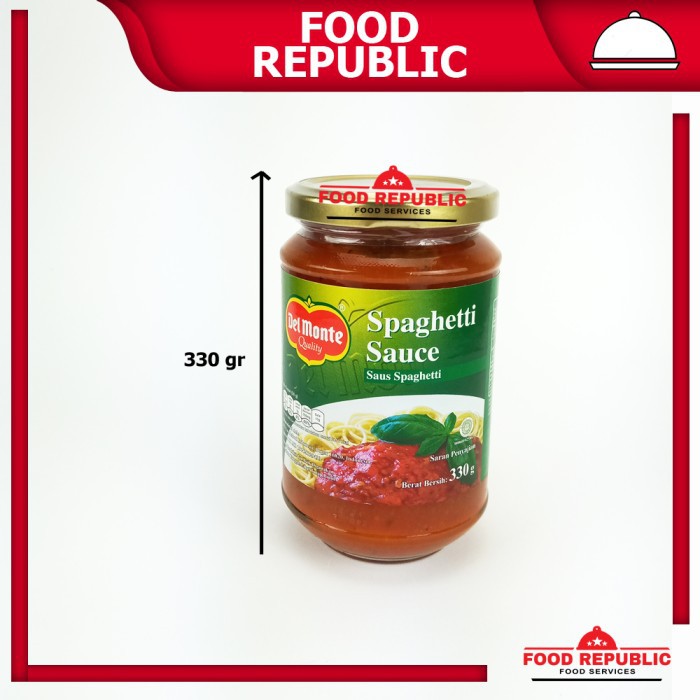 DEL MONTE SAUS SPAGHETTI 330 GR SAUCE SPAGETI - SAOS PASTA HALAL