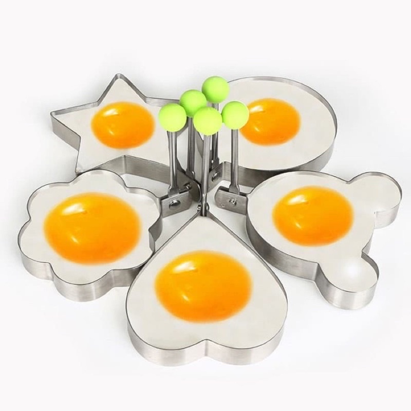 Cetakan Telur Ceplok / Cetakan Stainless Bulat Love