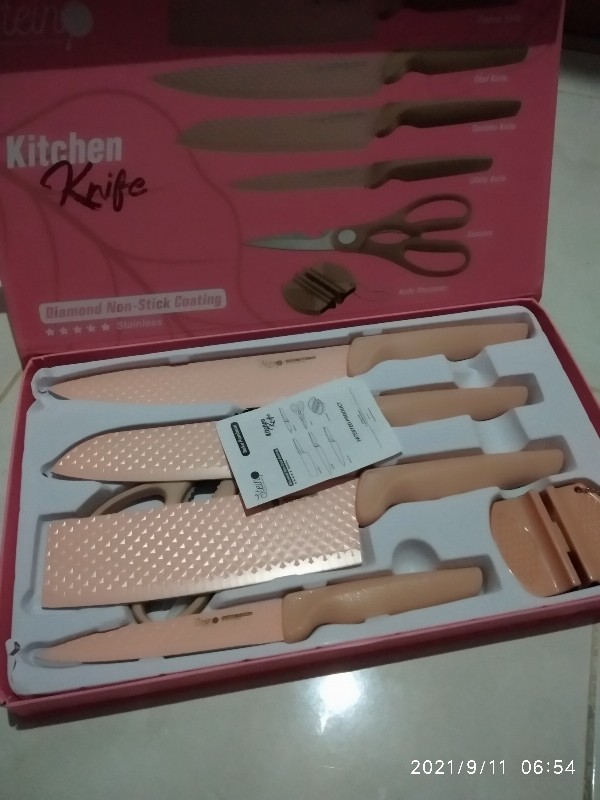 Diamond Knives Set Steincookware / Pisau Set Steincookware