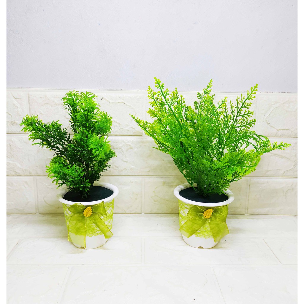 ROSEMARY &amp; DILL Pajangan Tanaman Imitasi Cantik Dekorasi Hiasan Murah