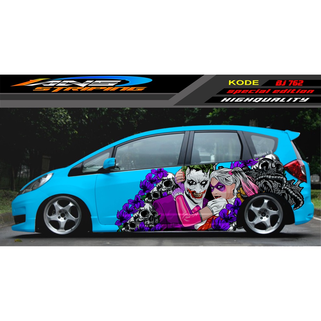 DECAL STIKER MOBIL HONDA BRIO AGYA JAZZ AVANZA YARIS / DECAL STICKER MOBIL JAZZ / STIKER MOBIL