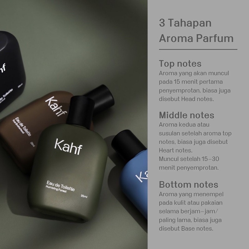 KAHF Men Eau De Toilette 35mL | Parfume Pria