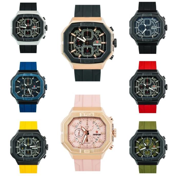 JAM TANGAN PRIA / WANITA EXPEDITION 6813 E 6813 E6813 RUBBER ORIGINAL