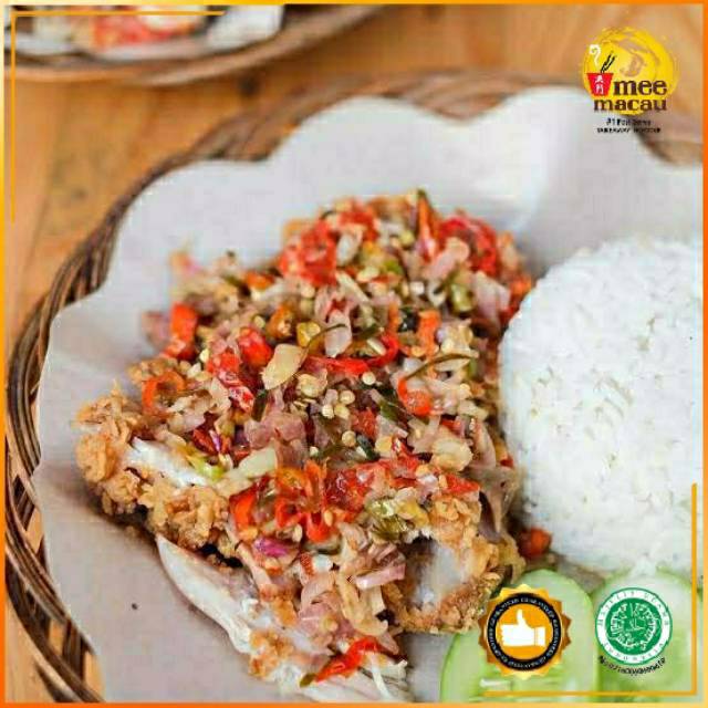 Ayam Geprek Sambal Matah Siap Makan By Mee Macau Shopee Indonesia