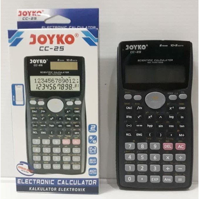 

Terlaris Kalkulator Scientific Joyko CC-25 Elegan