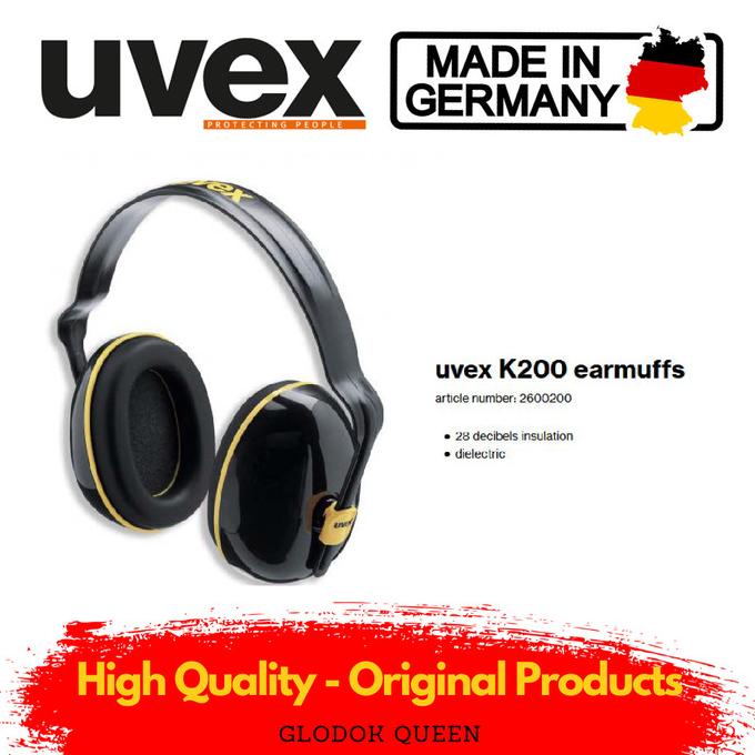 Original Uvex K200 Earmuffs Headset 2600200 yx glodokq98 Buru Order