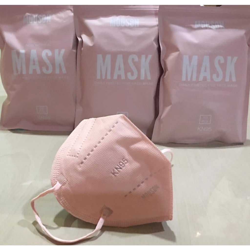 MASKER KN95 MOUSON  RANDOM / MASKER KN95 MOUSON EMBOSS 5 LAPIS / MASKER 5 PLY