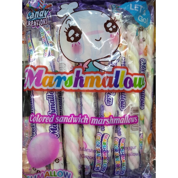 

marshmallows rasa anggur isi 30