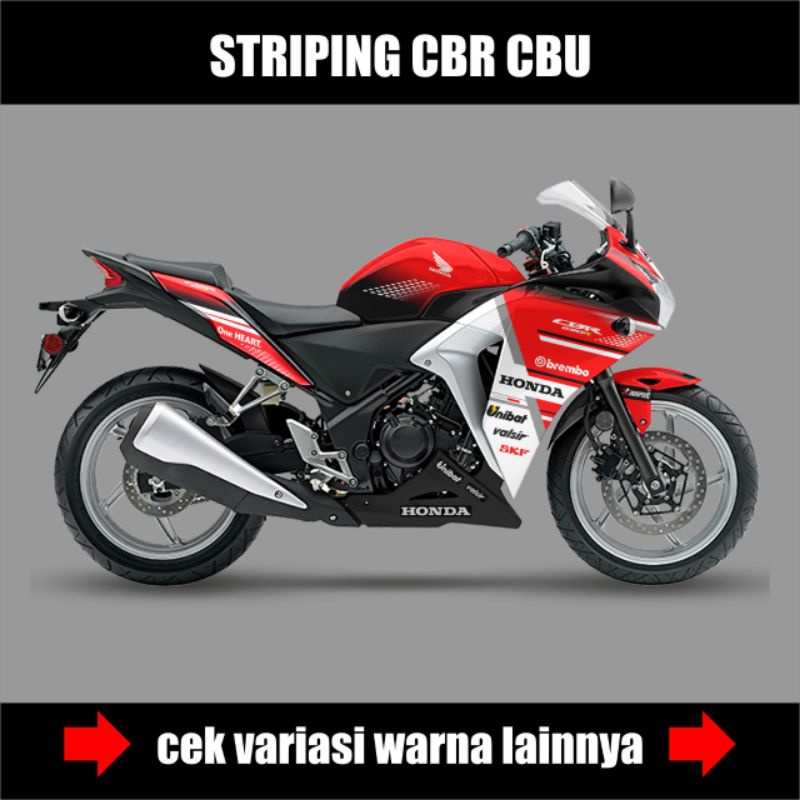 Sticker Striping Cbr Cbu Thailand / Stiker Motor Honda Cbr Variasi Racing