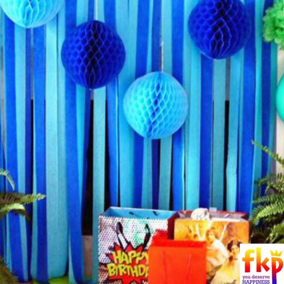 

Segera Miliki FUN KIDS PARTY Paket Streamer Dekorasi Tema Biru / Kertas Krep Gulung Tema Laut / Deko