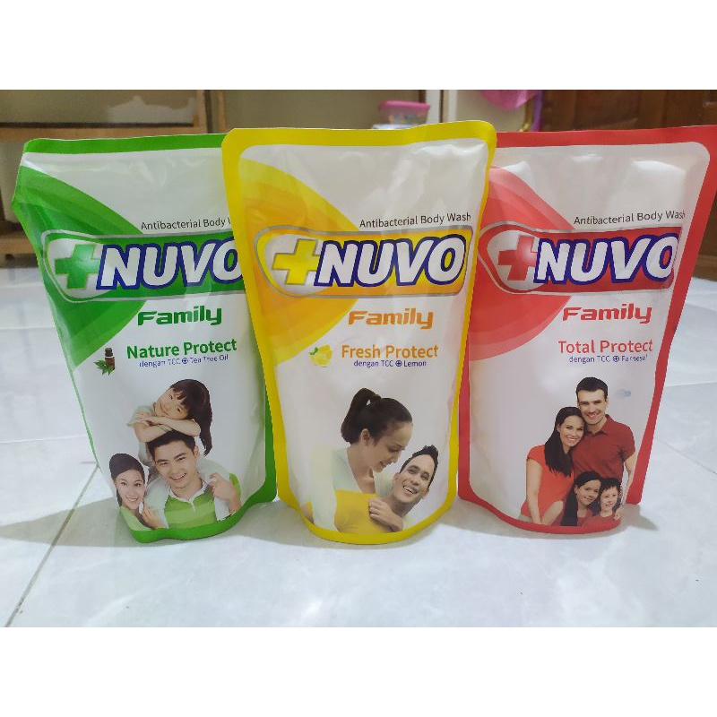 Sabun mandi cair nuvo 450ml